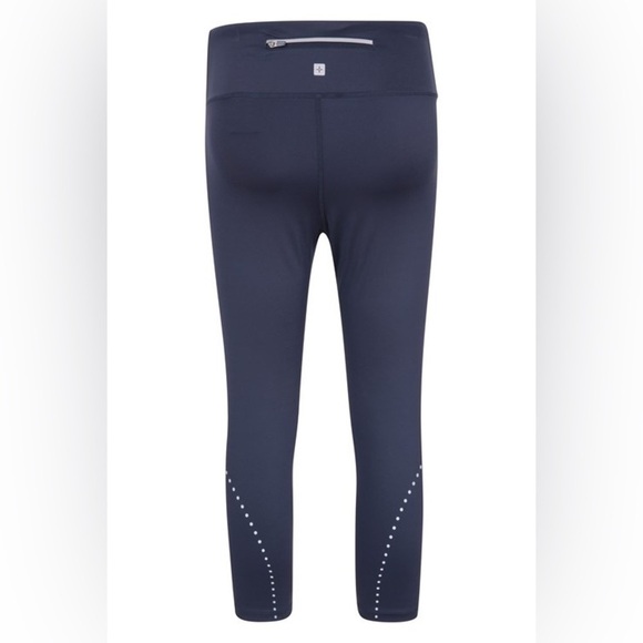 NWT Mountain Warehouse Time Trial Reflective Capri Legging Navy 8 - Picture 9 of 12